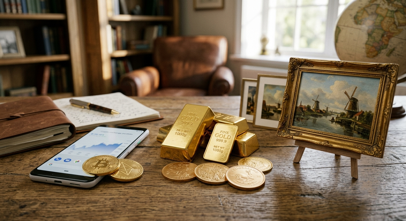 meerwaarde goud-schilderij crypto belastingen